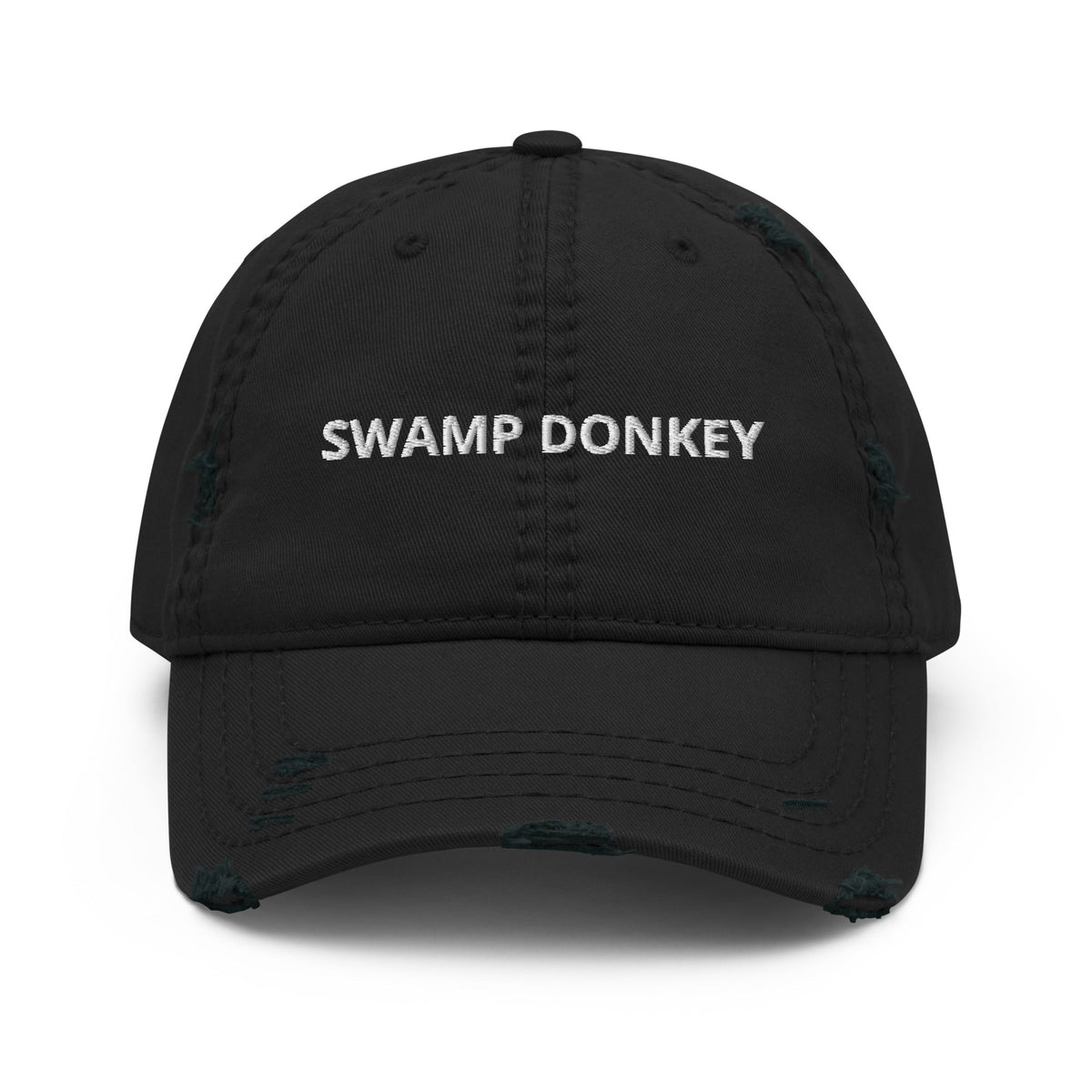 Swamp Donkey Distressed Dad Hat - ninanush