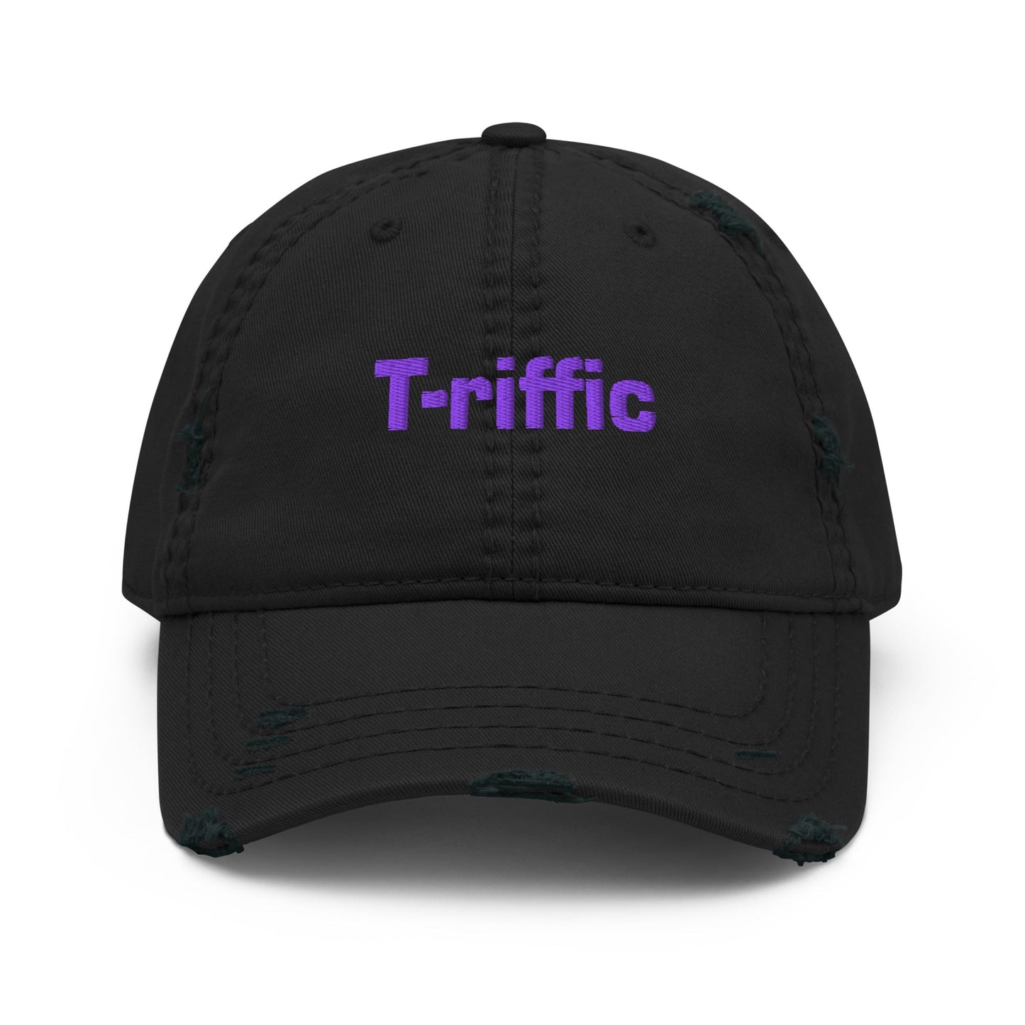 T-riffic Distressed Dad Hat - ninanush