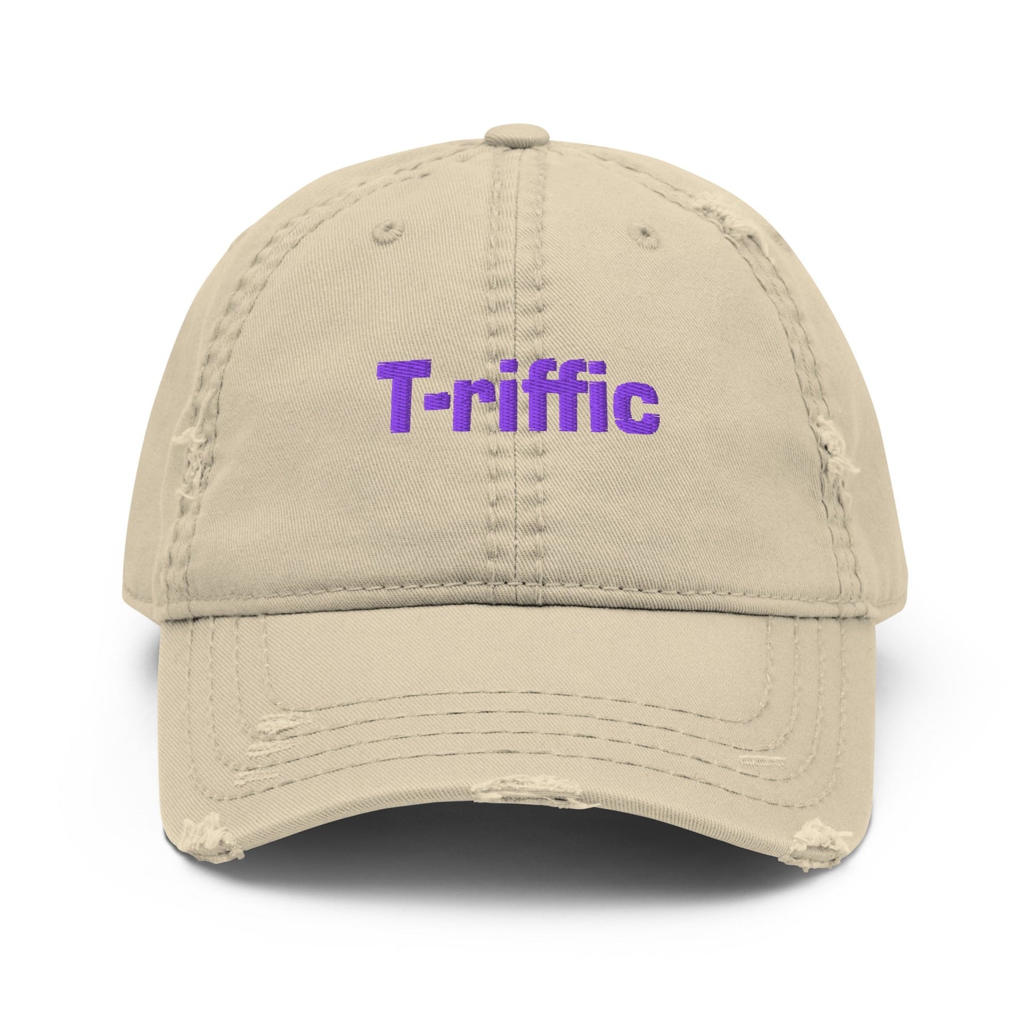 T-riffic Distressed Dad Hat - ninanush