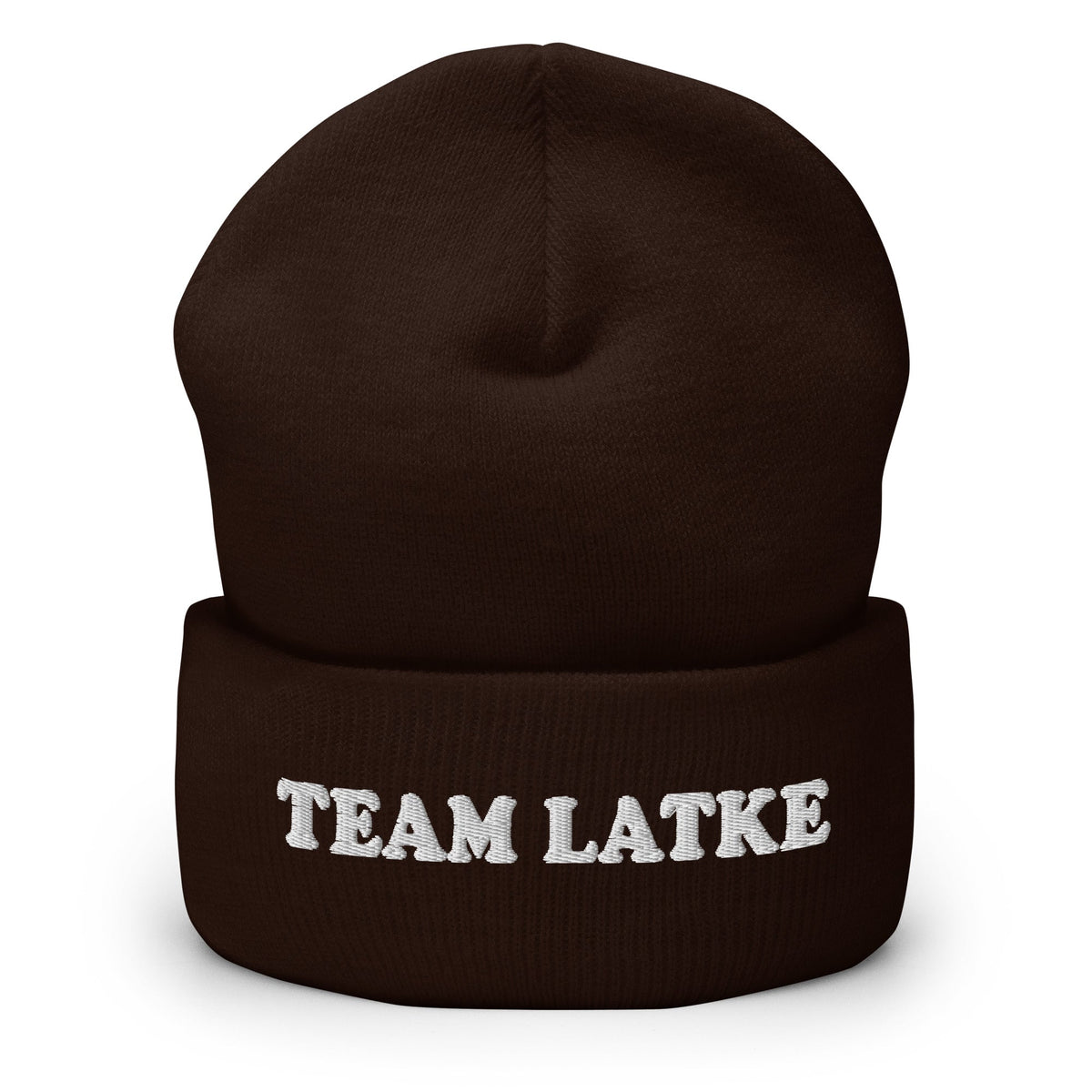 Team Latke Cuffed Beanie - ninanush
