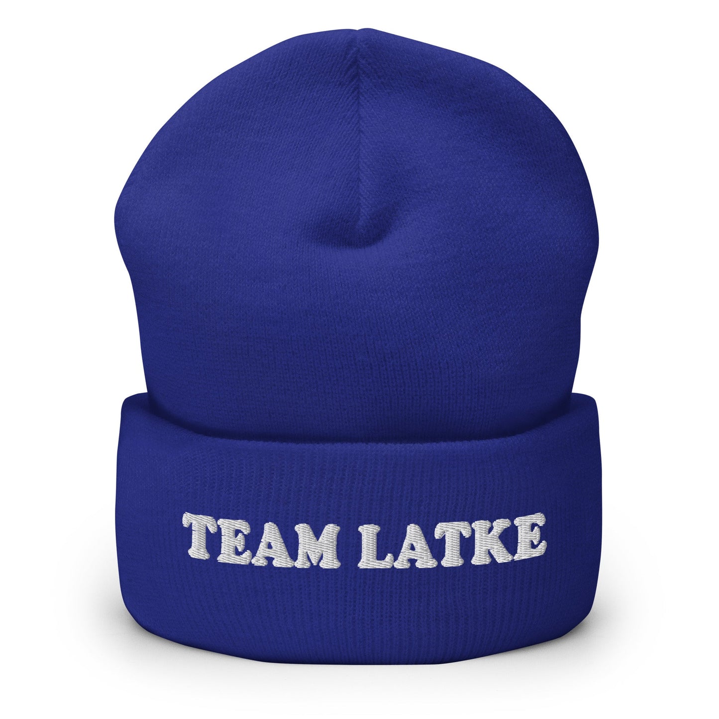 Team Latke Cuffed Beanie - ninanush