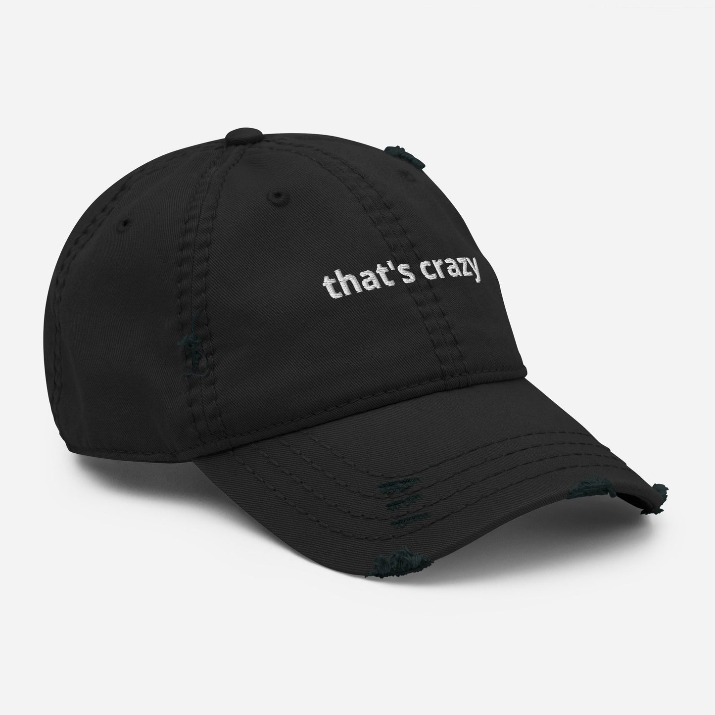 That's Crazy Distressed Dad Hat - ninanush