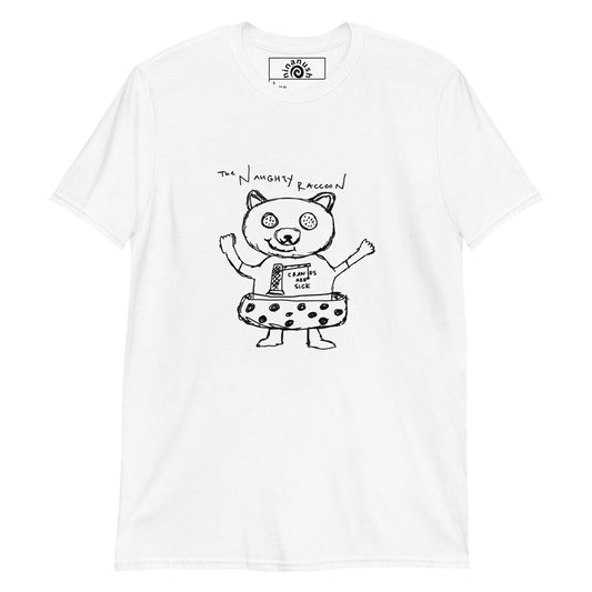 The Naughty Raccoon Beach Day T-Shirt - ninanush