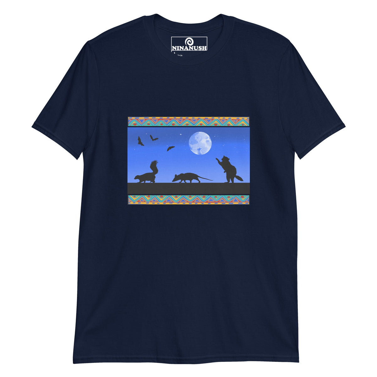 Trash Cats Night Stroll T-Shirt - ninanush