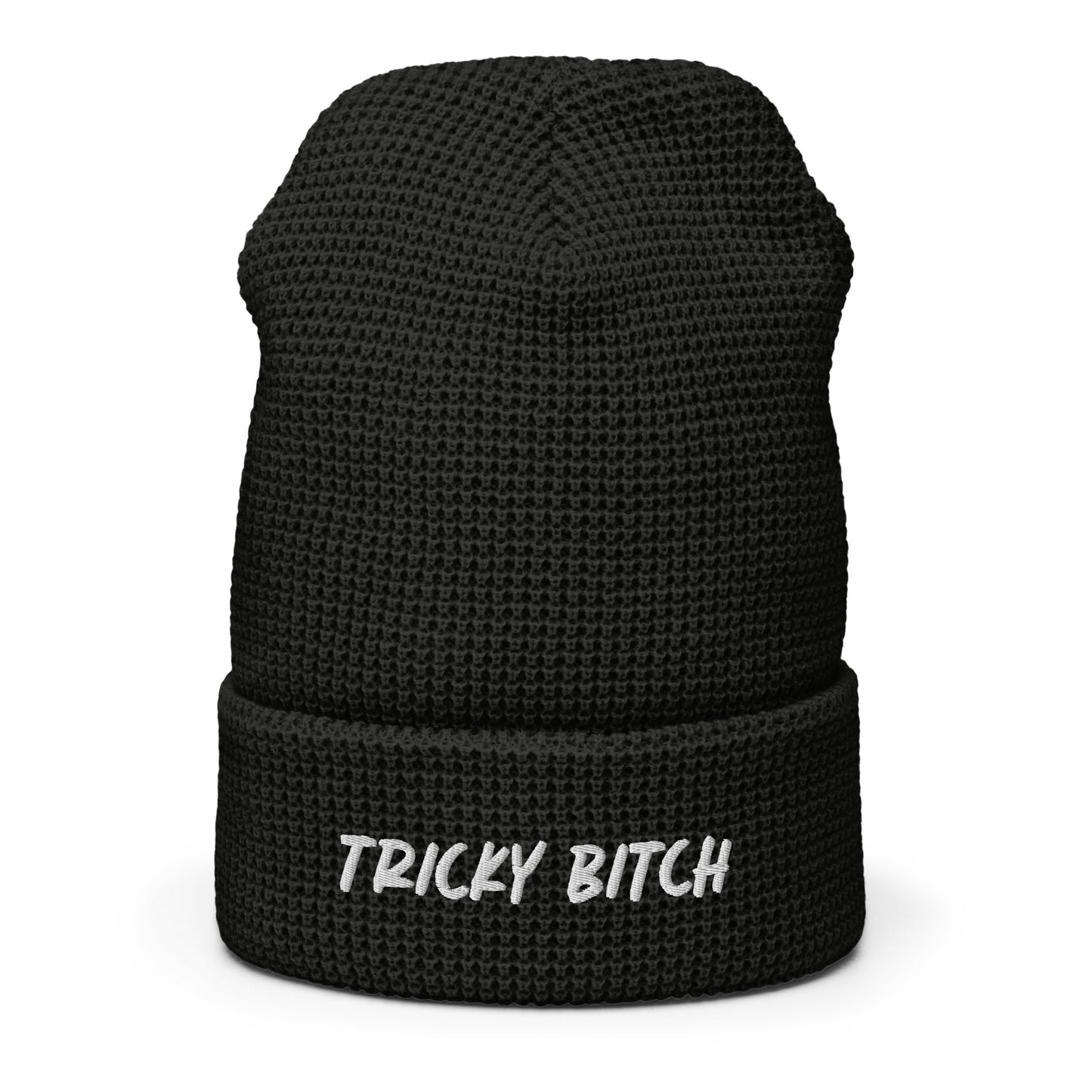 Tricky Bitch Waffle Beanie - ninanush