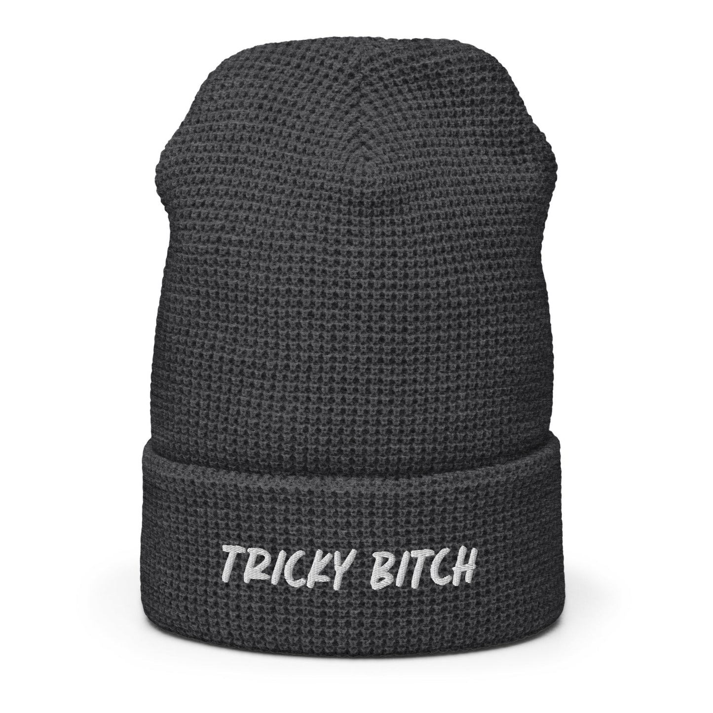 Tricky Bitch Waffle Beanie - ninanush