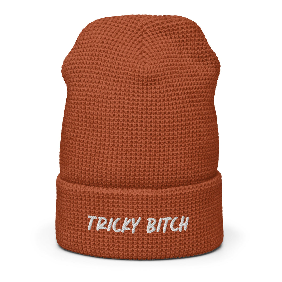 Tricky Bitch Waffle Beanie - ninanush