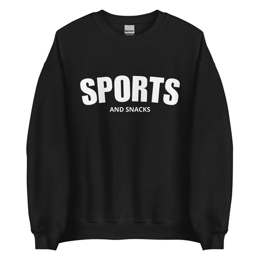 Sports Sweatshirt (and snacks)