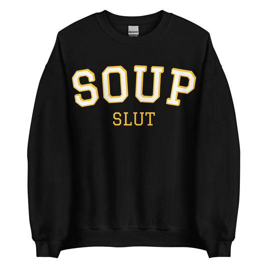 Varsity Soup Slut Sweatshirt - ninanush