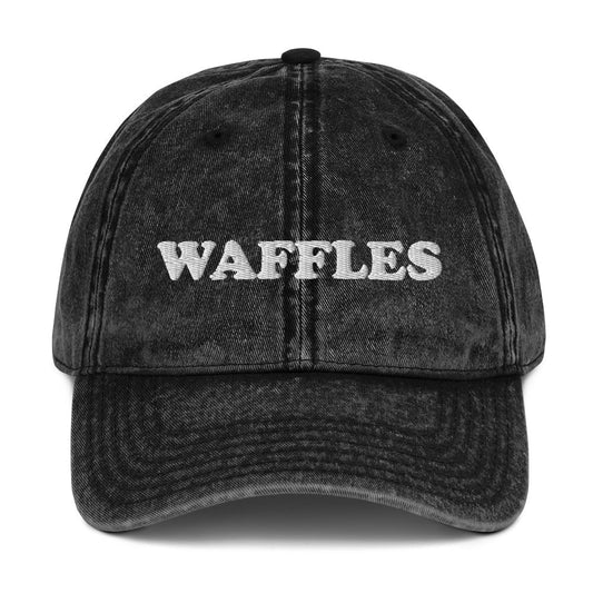 Waffles Vintage Dad Hat - ninanush
