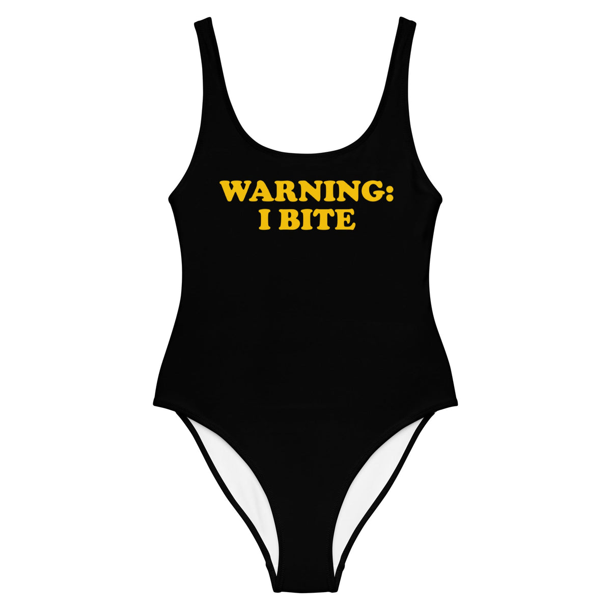Warning: I Bite One-Piece Swimsuit - ninanush