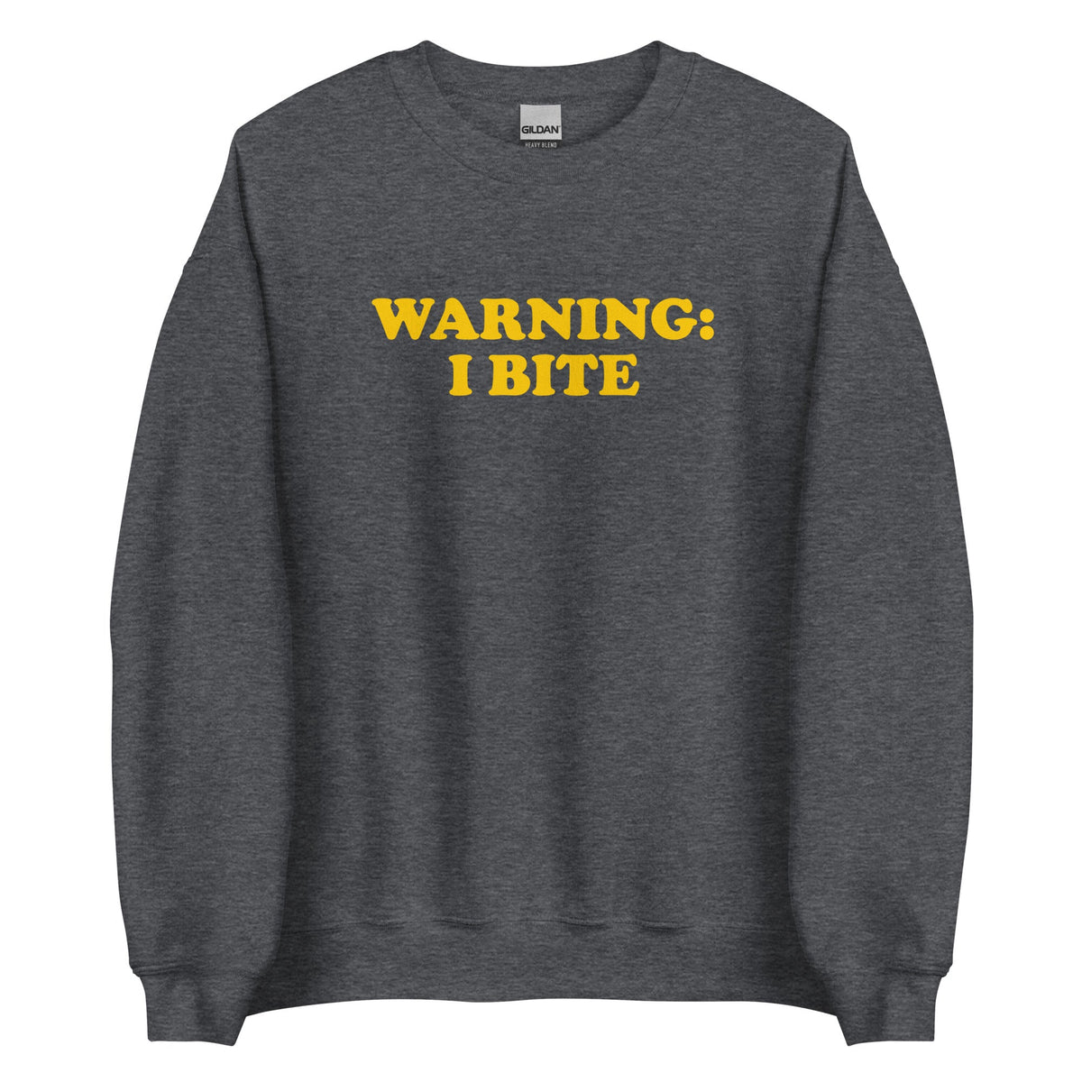 Warning: I Bite Sweatshirt - ninanush