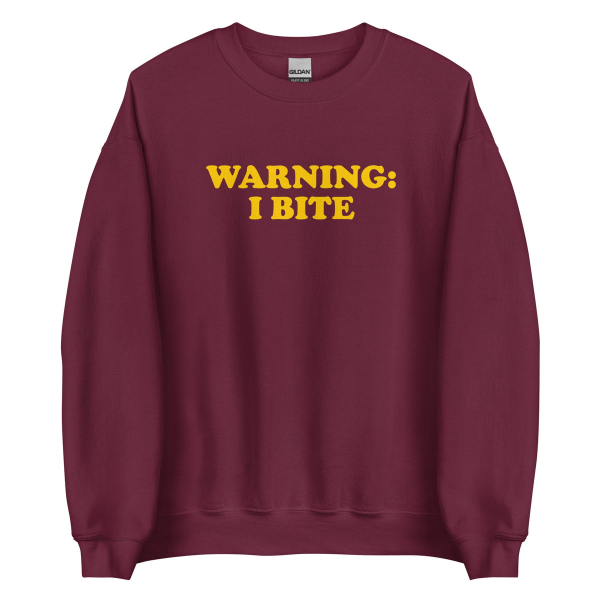 Warning: I Bite Sweatshirt - ninanush