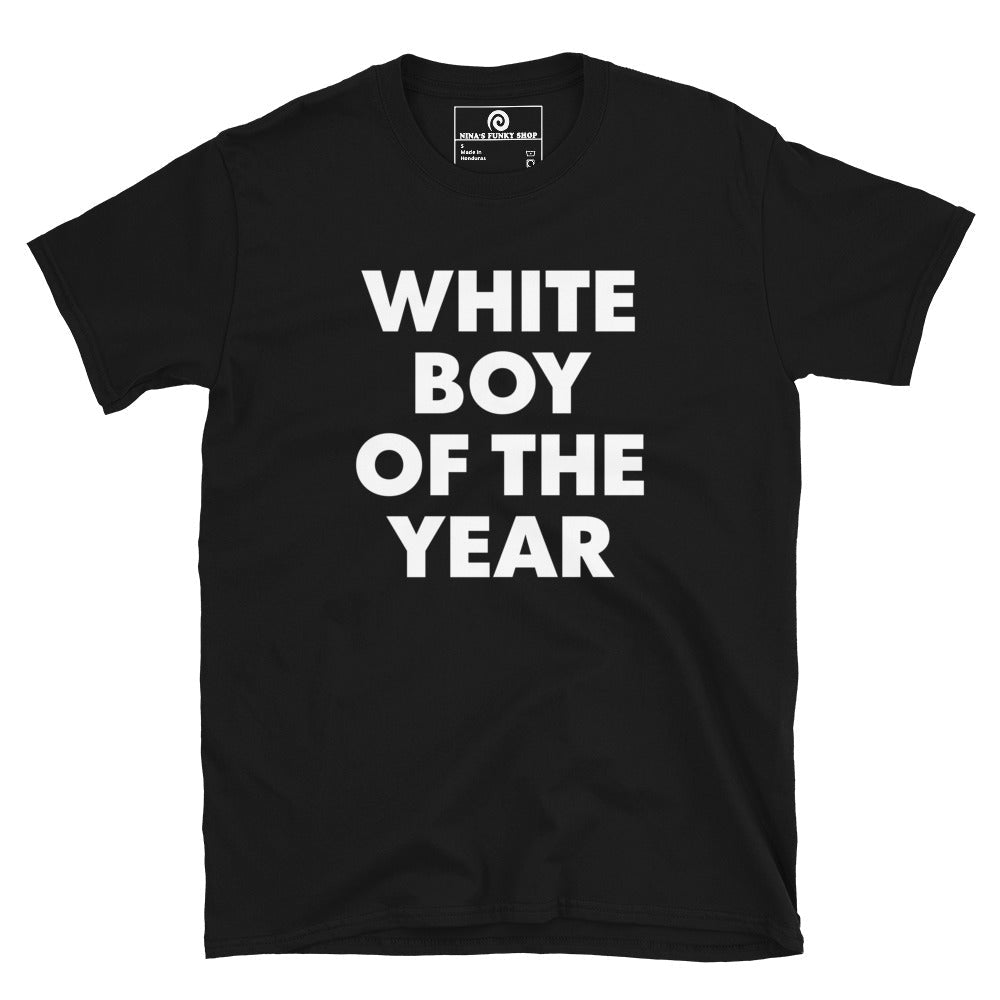 White Boy Of The Year T-Shirt - ninanush
