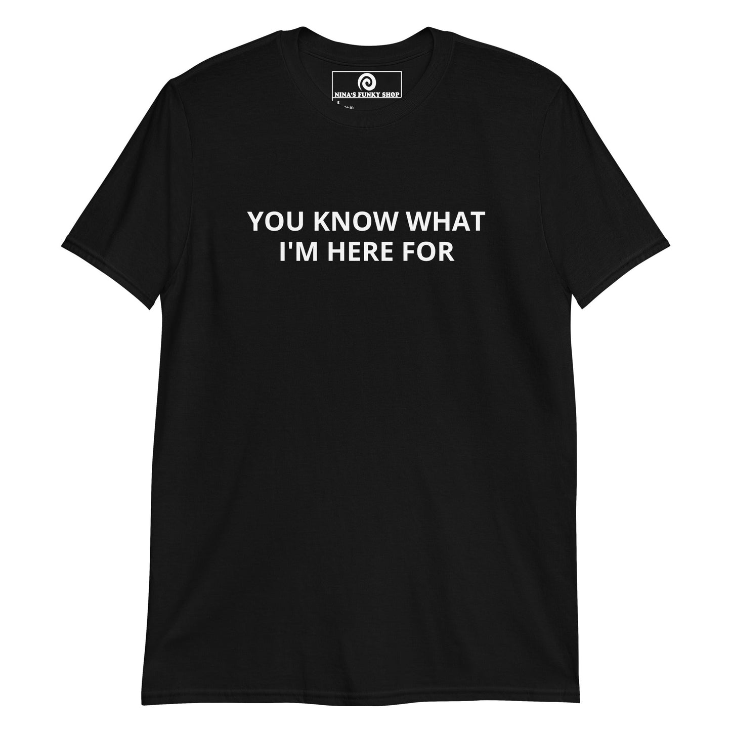 You Know What I'm Here For T-Shirt - ninanush