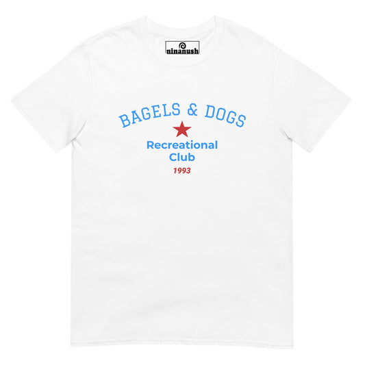 Bagels and Dogs Rec Club T-Shirt - ninanush