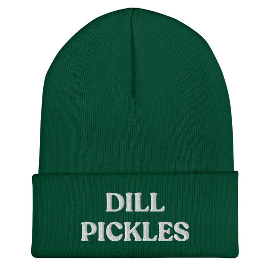 Dill Pickles Cuffed Beanie - ninanush