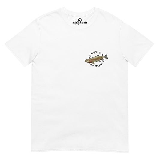 Funky Get Hooked Rainbow Trout T-Shirt - ninanush
