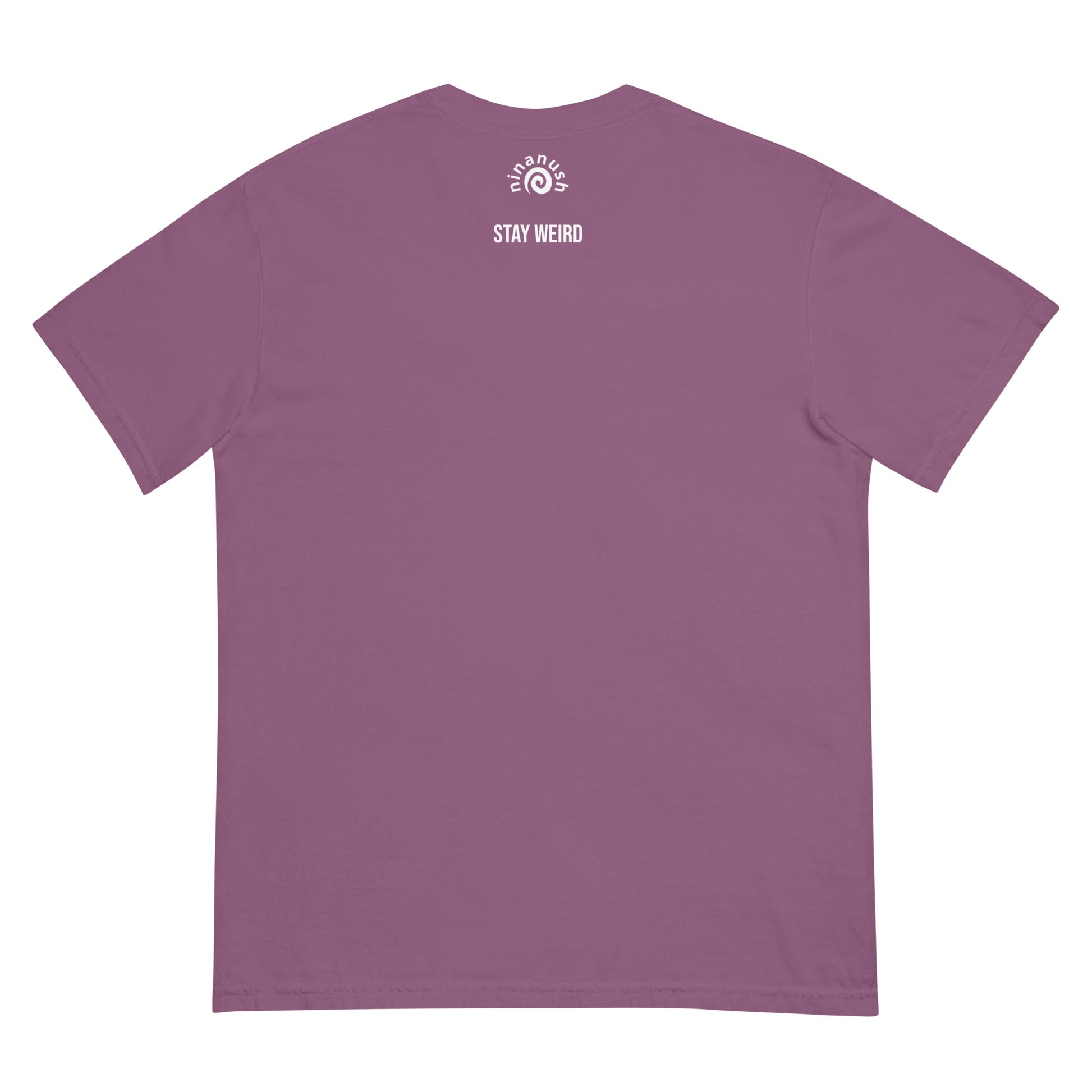 Stay weird unique berry t-shirt - This Weird is Underrated T-shirt is a funky, colorful tshirt with a message. The heavyweight cotton tshirt encourages self-expression and being different. Stay weird and show the world that being different is something to be embraced and celebrated. It's a unique streetwear everyday t-shirt and cute gift for weird friends.