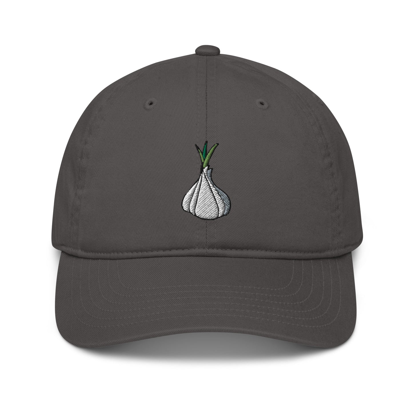 A classic garlic head hat that's quality, funky, and eco friendly. It's perfect for foodies, garlic addicts, and funky fashion enthusiasts. Our funky & unusual clothing is designed by artists and the original designs are only available in our shop. Shop weird & funky graphic t-shirts and more at Nina's Funky Shop.