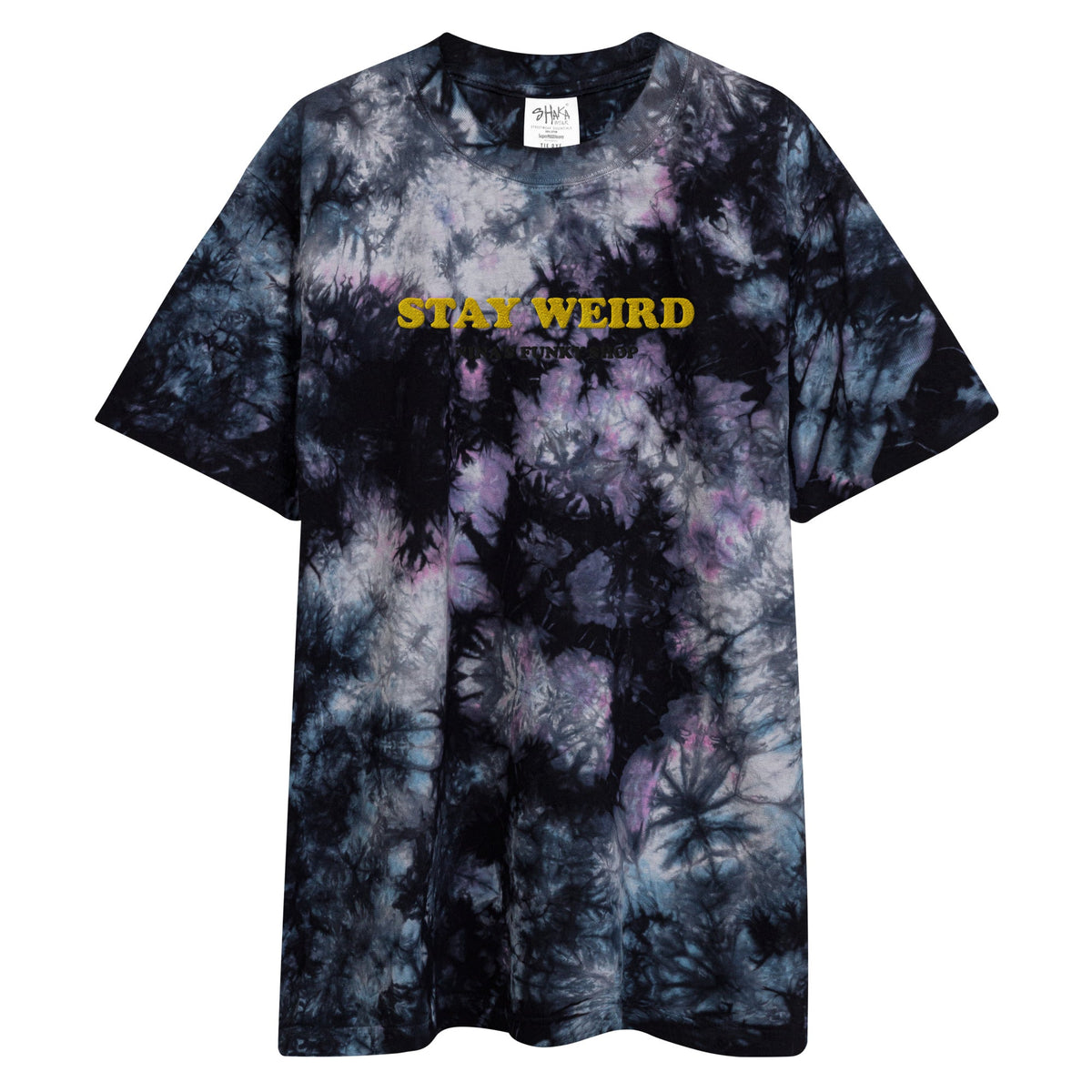 Stay Weird Oversized Tie-Dye T-Shirt - ninanush