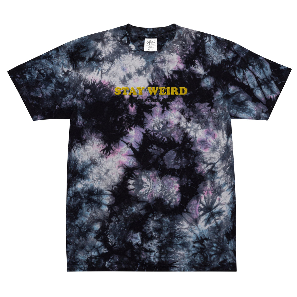 Stay Weird Oversized Tie-Dye T-Shirt - ninanush