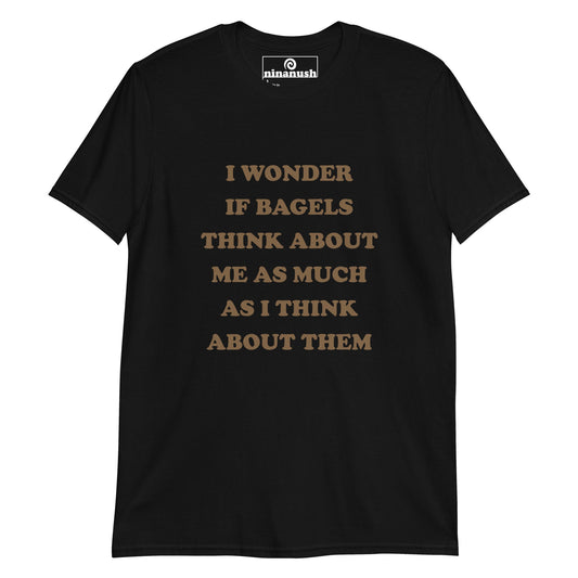 Thinking About Bagels T-Shirt - ninanush