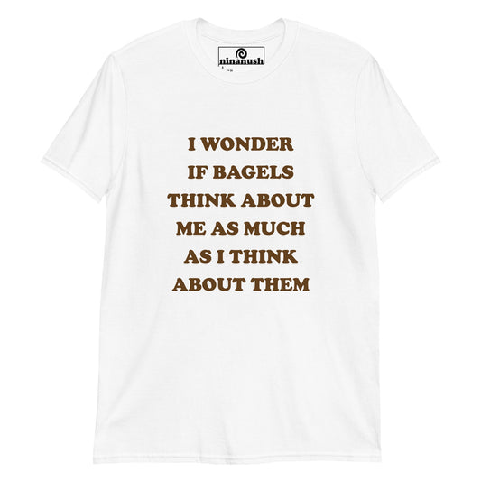 Thinking About Bagels T-Shirt - ninanush